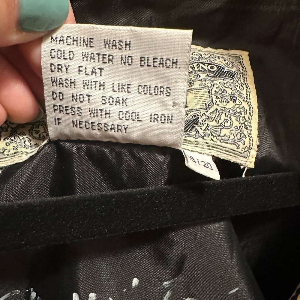 Vintage 80s FORELLI Bomber Jacket Windbreaker Versace Inspired SAMPLE Rare 18 - Picture 6 of 8